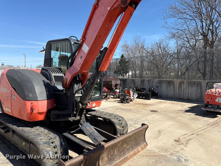 image for item EV7618 2015 Kubota KX080-4 mini excavator