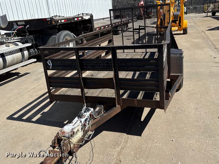 image for item EV7621 2010 Shop built utility trailer