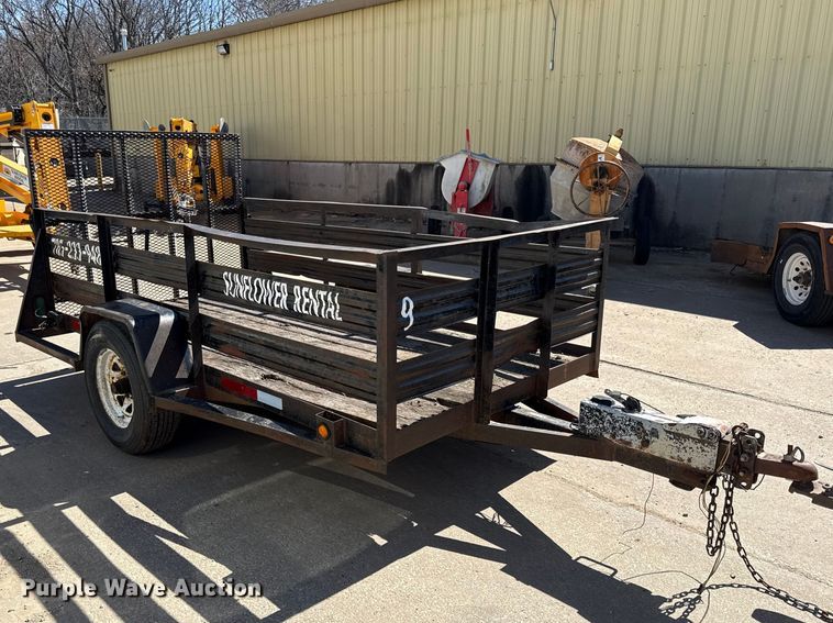 image for item EV7621 2010 Shop built utility trailer