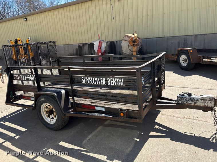 image for item EV7621 2010 Shop built utility trailer
