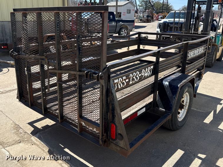 image for item EV7621 2010 Shop built utility trailer