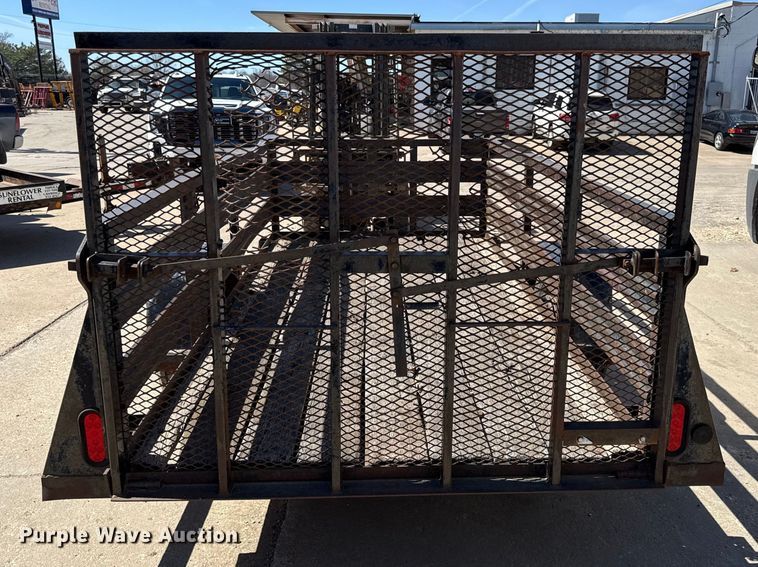 image for item EV7621 2010 Shop built utility trailer