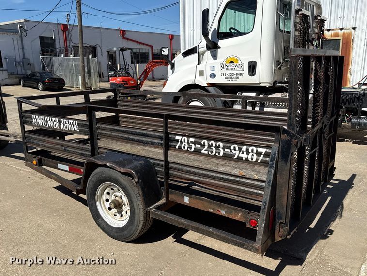 image for item EV7621 2010 Shop built utility trailer