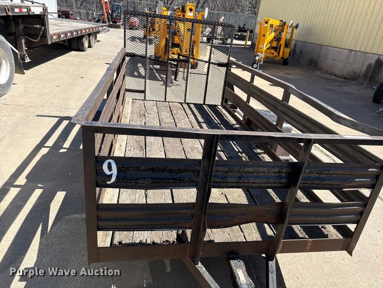 image for item EV7621 2010 Shop built utility trailer