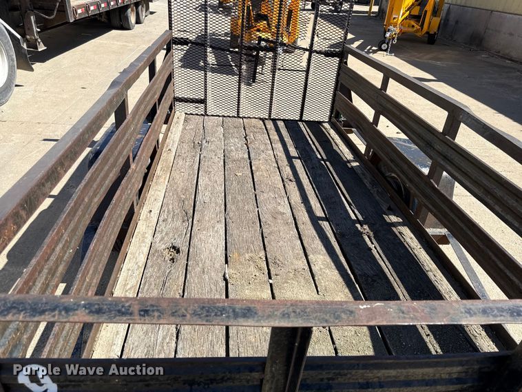 image for item EV7621 2010 Shop built utility trailer