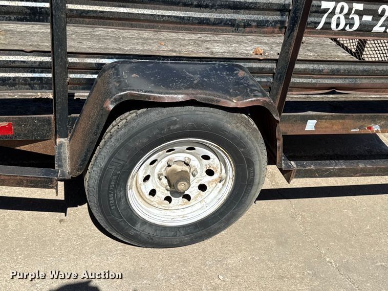 image for item EV7621 2010 Shop built utility trailer