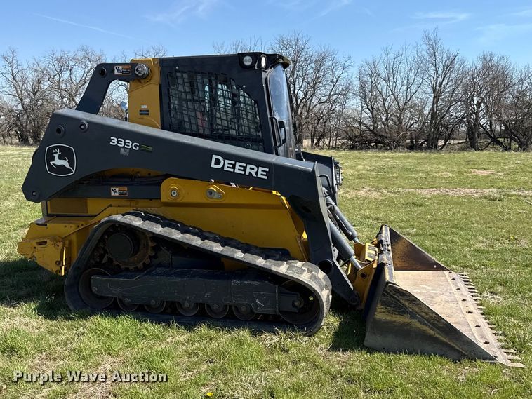 image for item EV7645 2021 John Deere 333G tracked skid steer loader