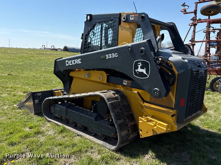 image for item EV7645 2021 John Deere 333G tracked skid steer loader