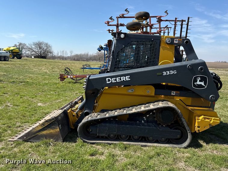 image for item EV7645 2021 John Deere 333G tracked skid steer loader