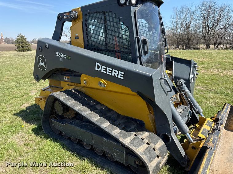 image for item EV7645 2021 John Deere 333G tracked skid steer loader