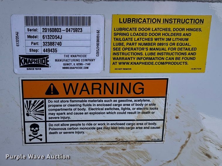 image for item FB3253 2016 Ford F550 utility / service truck