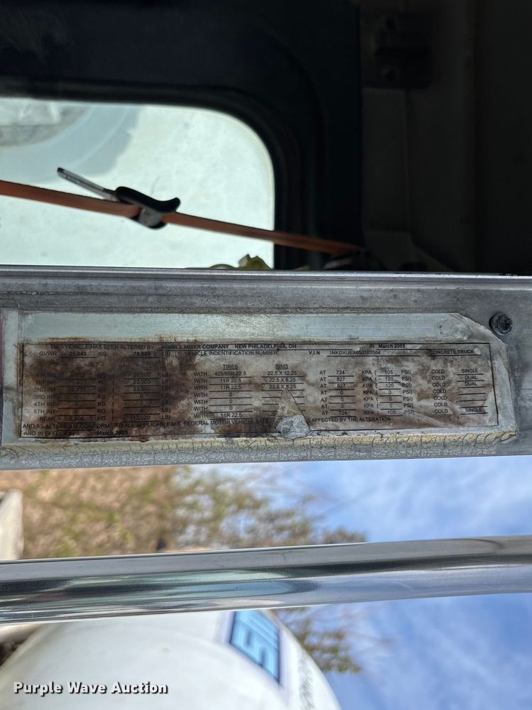 image for item FB3271 2005 Kenworth T800 ready mix truck