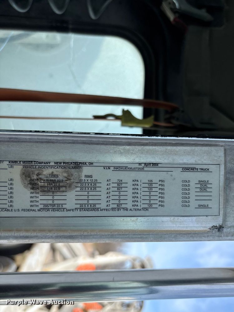 image for item FB3274 2005 Kenworth T800 ready mix truck