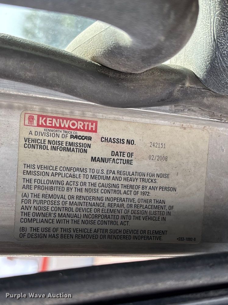 image for item FB3275 2009 Kenworth T800 ready mix truck