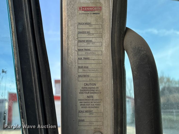 image for item FB3277 2009 Kenworth T800 ready mix truck