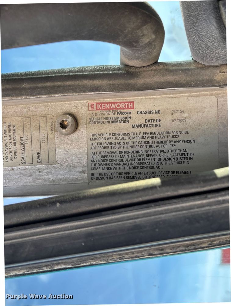 image for item FB3277 2009 Kenworth T800 ready mix truck