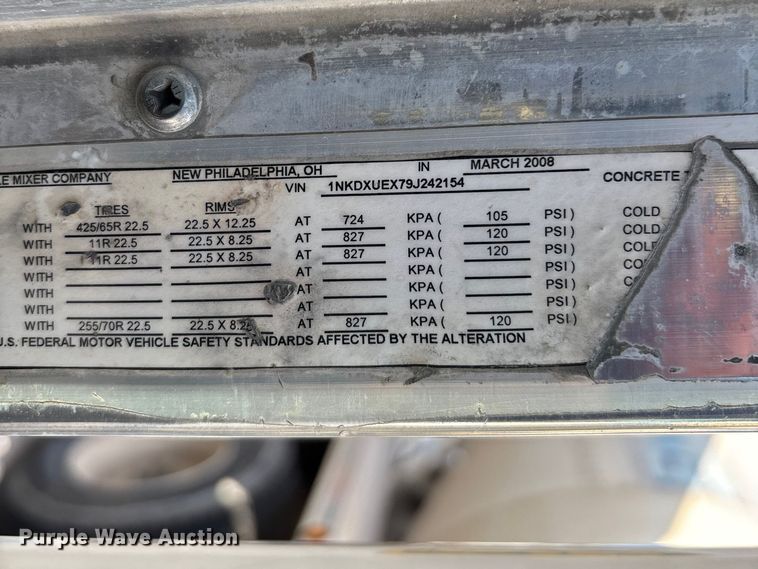 image for item FB3277 2009 Kenworth T800 ready mix truck