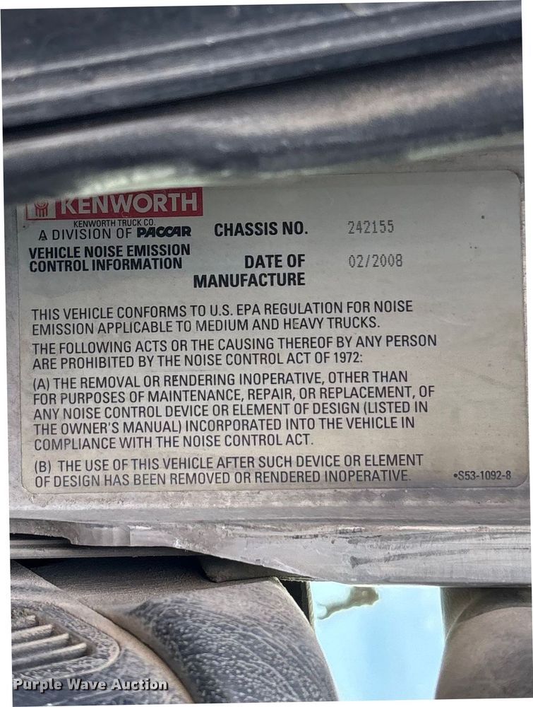 image for item FB3279 2009 Kenworth T800 ready mix truck