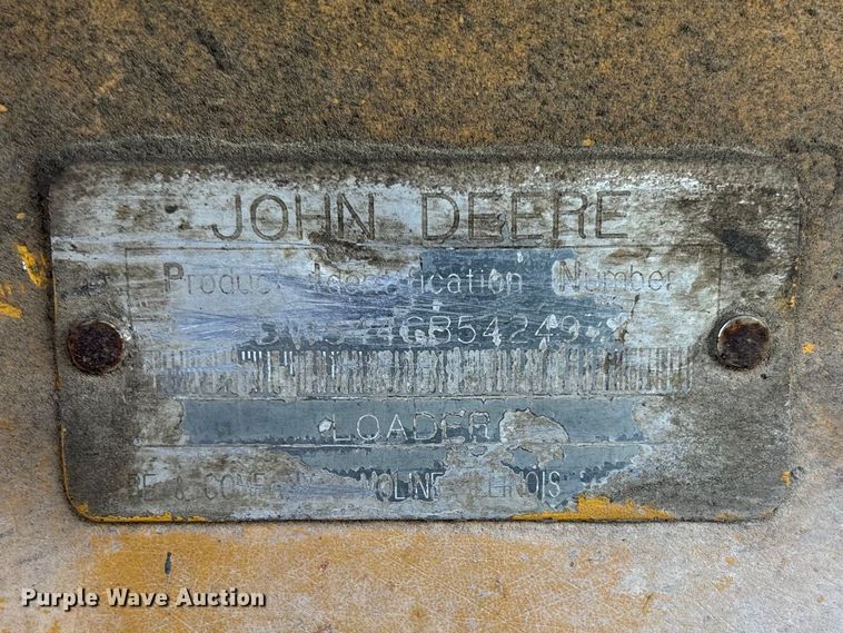 image for item FB3280 1993 John Deere 544G wheel loader