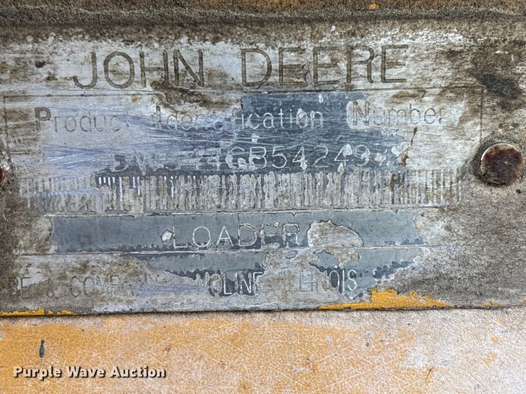 image for item FB3280 1993 John Deere 544G wheel loader