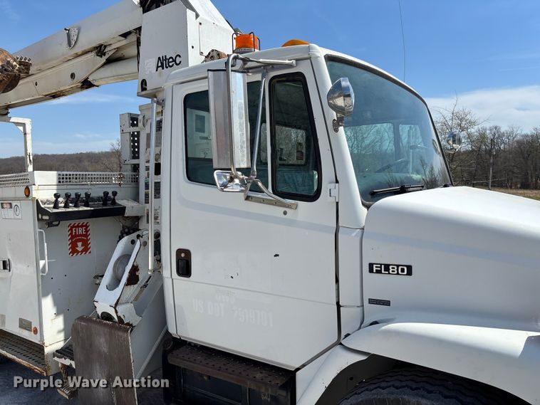 image for item FB3287 2003 Freightliner FL80 digger derrick truck