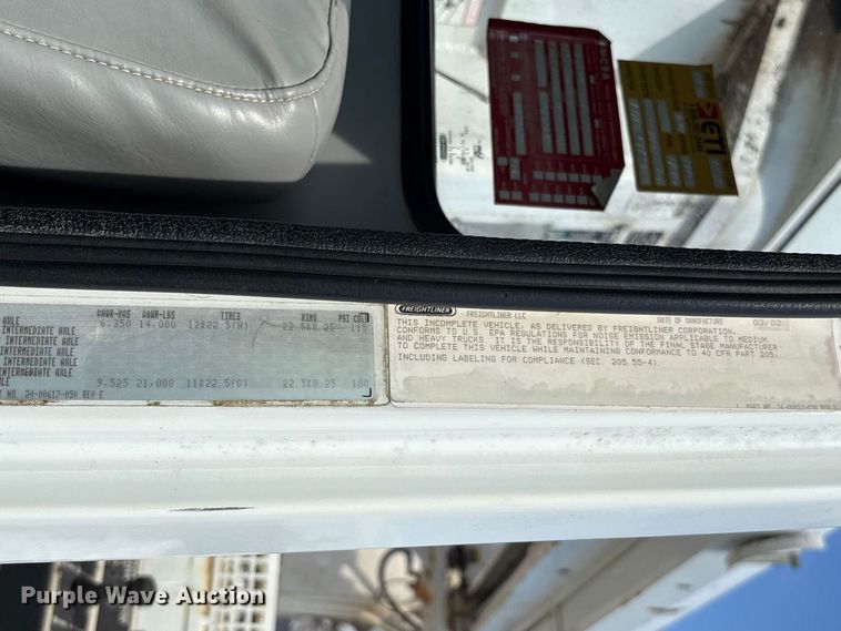 image for item FB3287 2003 Freightliner FL80 digger derrick truck