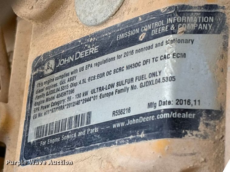 image for item FB3290 2017 John Deere 310SL HL backhoe