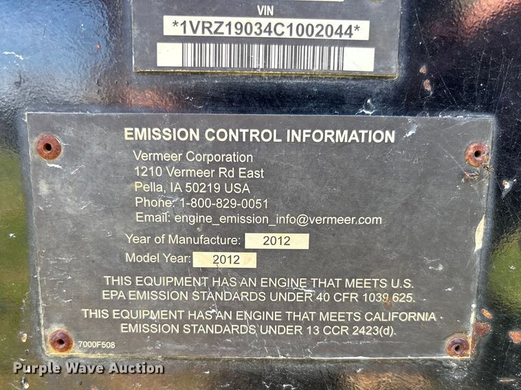 image for item FB3291 2012 Vermeer D24X40II Navigator Series II directional boring unit