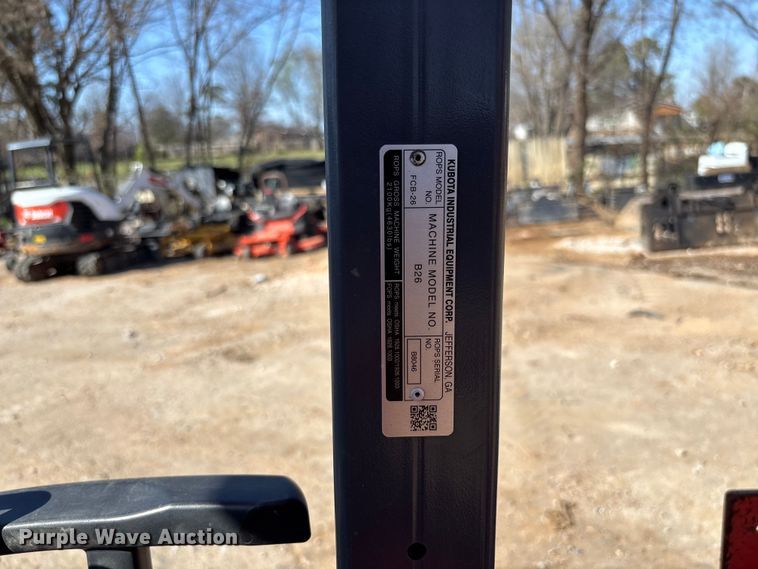 image for item FB3293 Kubota B26 backhoe