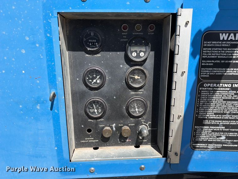 image for item FB8021 Sullivan Palatek DE375PDJD air compressor