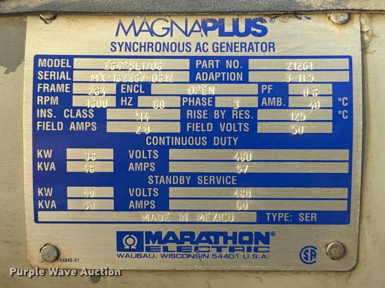 image for item FB8047 2013 Magnum MMG45 generator