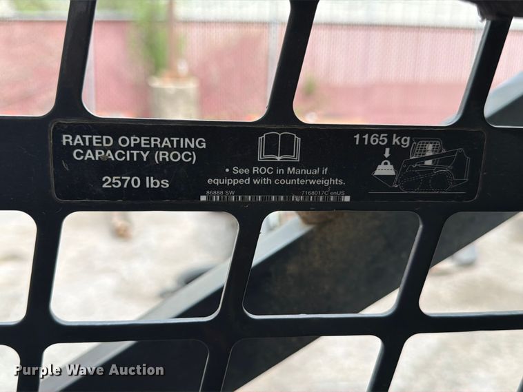 image for item FB8058 2019 Bobcat T650 tracked skid steer loader