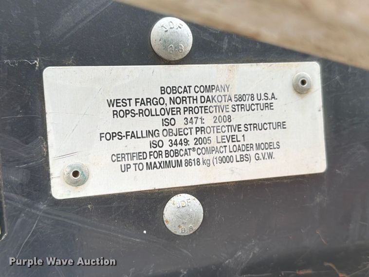 image for item FB8059 2021 Bobcat S64 skid steer loader