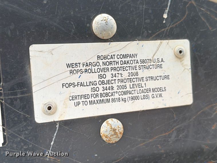 image for item FB8063 2021 Bobcat S64 skid steer loader