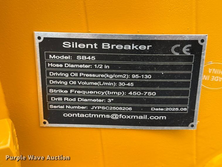 image for item FB8070 2025 Silent Breaker SB45 breaker