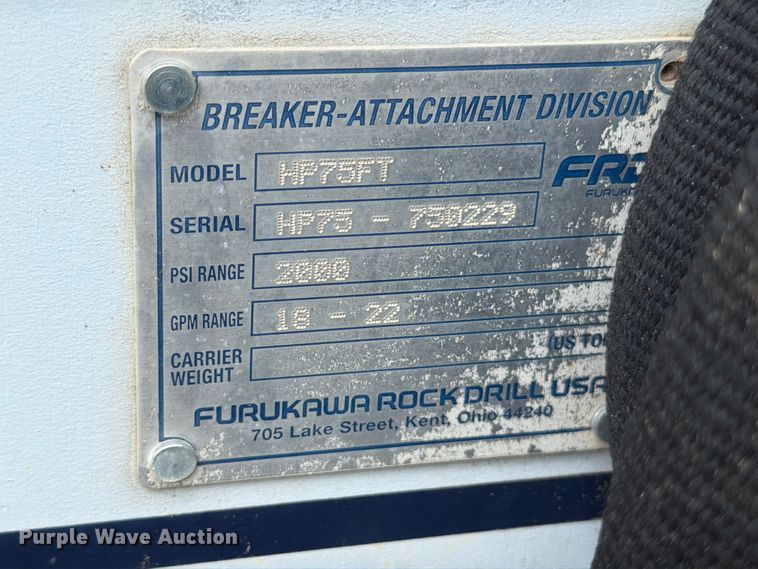 image for item FB8079 FRD HP75FT plate compactor