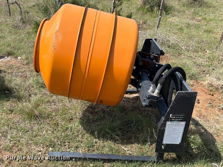 image for item FB8096 2023 Land Honor CMR-11-65V skid steer concrete mixer