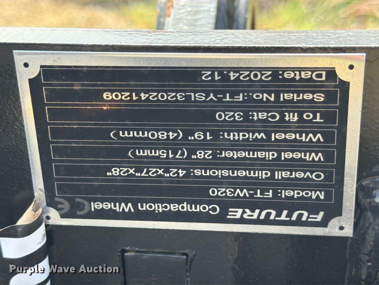 image for item FB8099 2024 Future FT-W320 compaction wheel