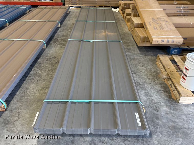 image for item FC2091 (96) sheets of metal siding/roofing