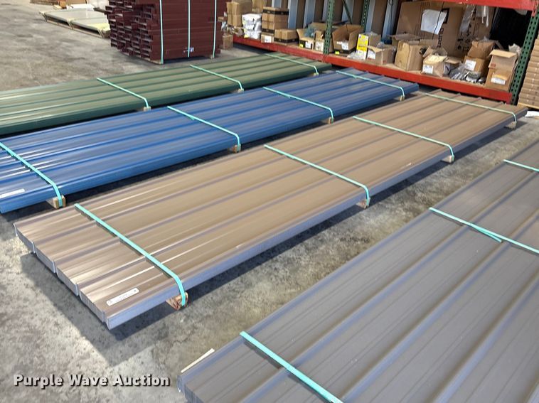image for item FC2092 (100) sheets of metal siding/roofing
