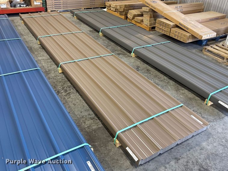 image for item FC2092 (100) sheets of metal siding/roofing