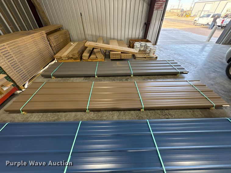 image for item FC2092 (100) sheets of metal siding/roofing