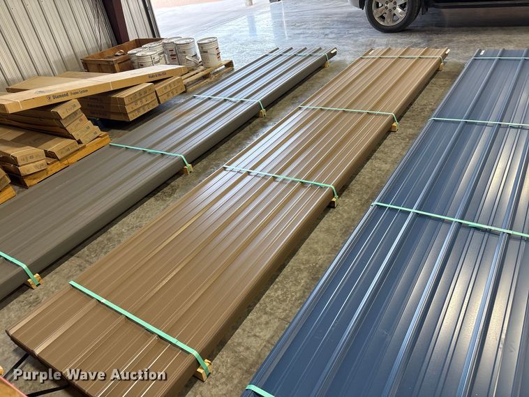 image for item FC2092 (100) sheets of metal siding/roofing