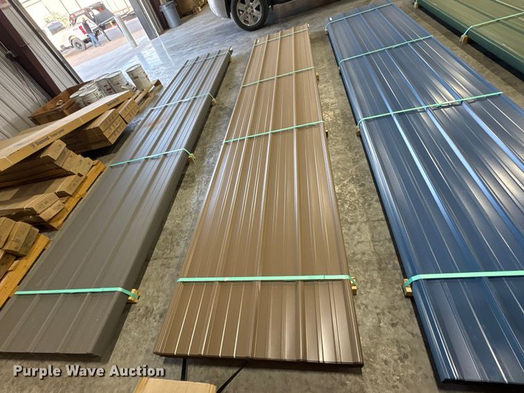 image for item FC2092 (100) sheets of metal siding/roofing