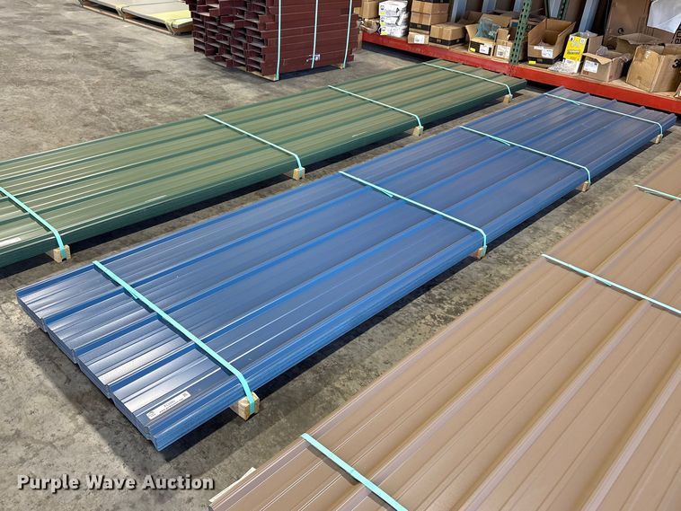 image for item FC2093 (100) sheets of metal siding/roofing
