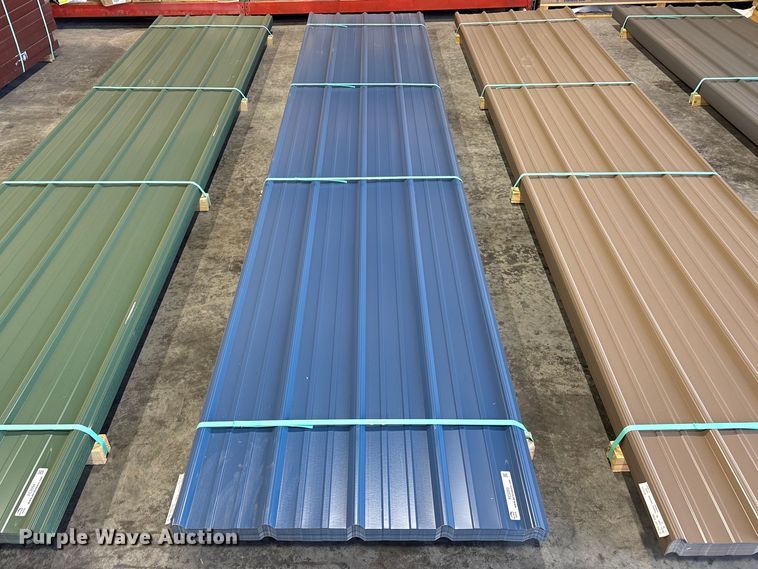 image for item FC2093 (100) sheets of metal siding/roofing