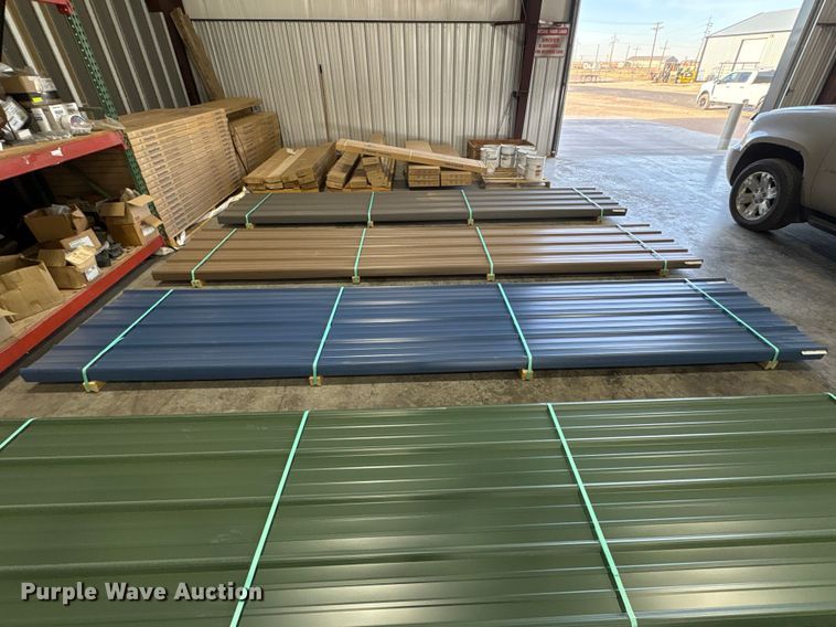 image for item FC2093 (100) sheets of metal siding/roofing