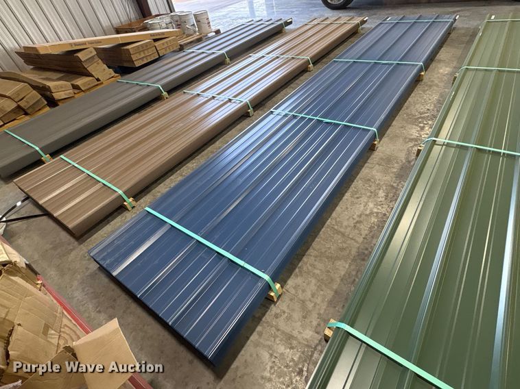 image for item FC2093 (100) sheets of metal siding/roofing