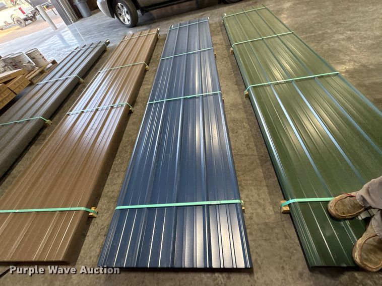 image for item FC2093 (100) sheets of metal siding/roofing