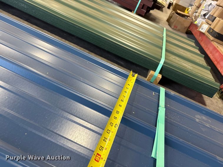 image for item FC2093 (100) sheets of metal siding/roofing